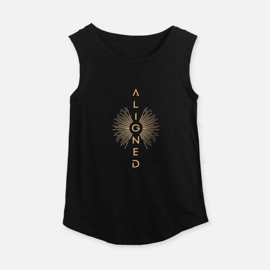 ALIGNED - Women’s Satin Jersey Cap Sleeve Tee