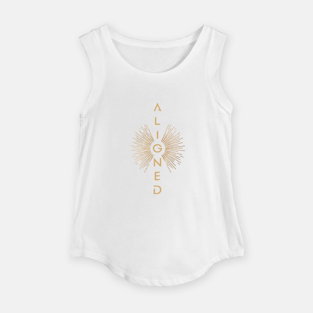 ALIGNED - Women’s Satin Jersey Cap Sleeve Tee