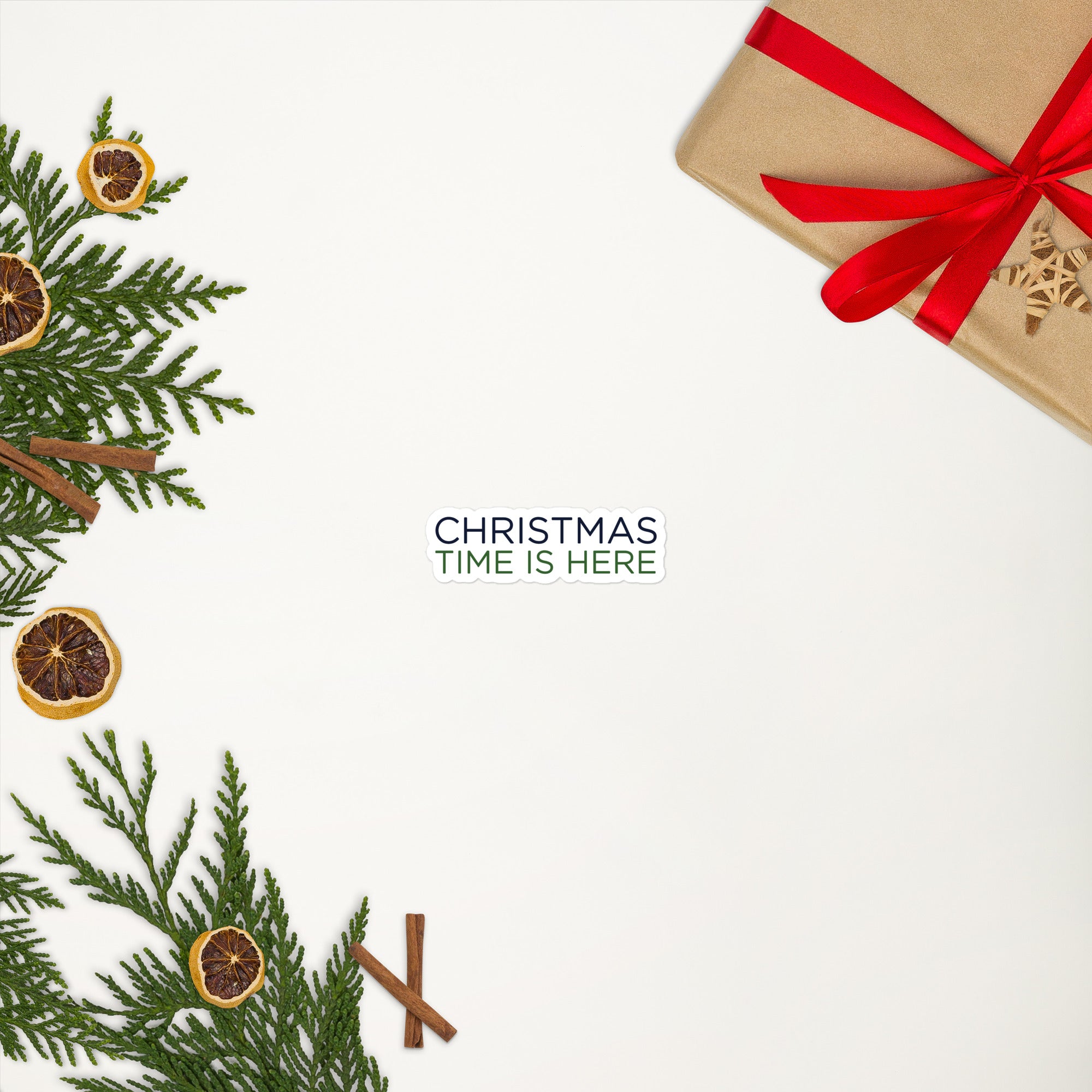 Christmas Time is Here Stickers