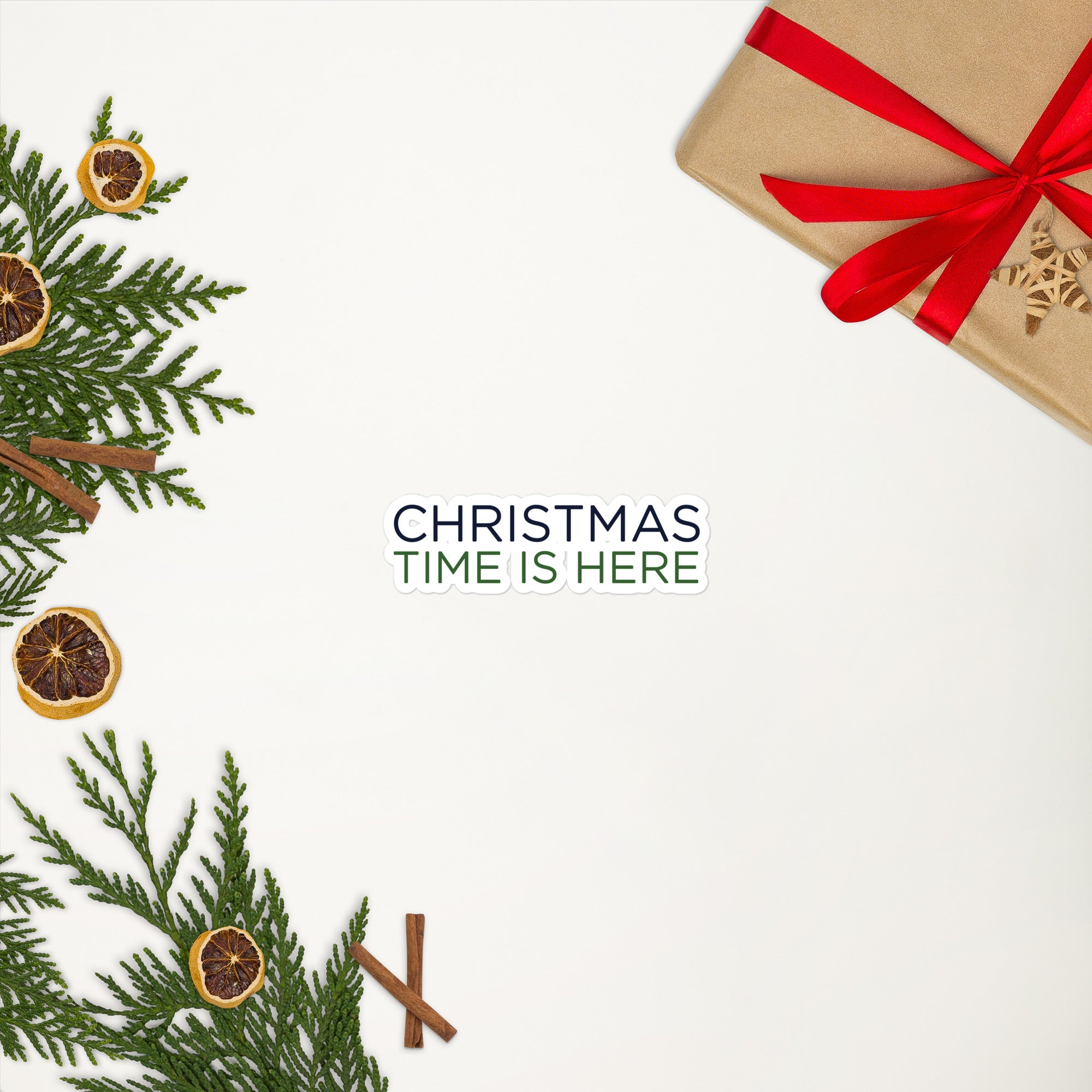 Christmas Time is Here Stickers