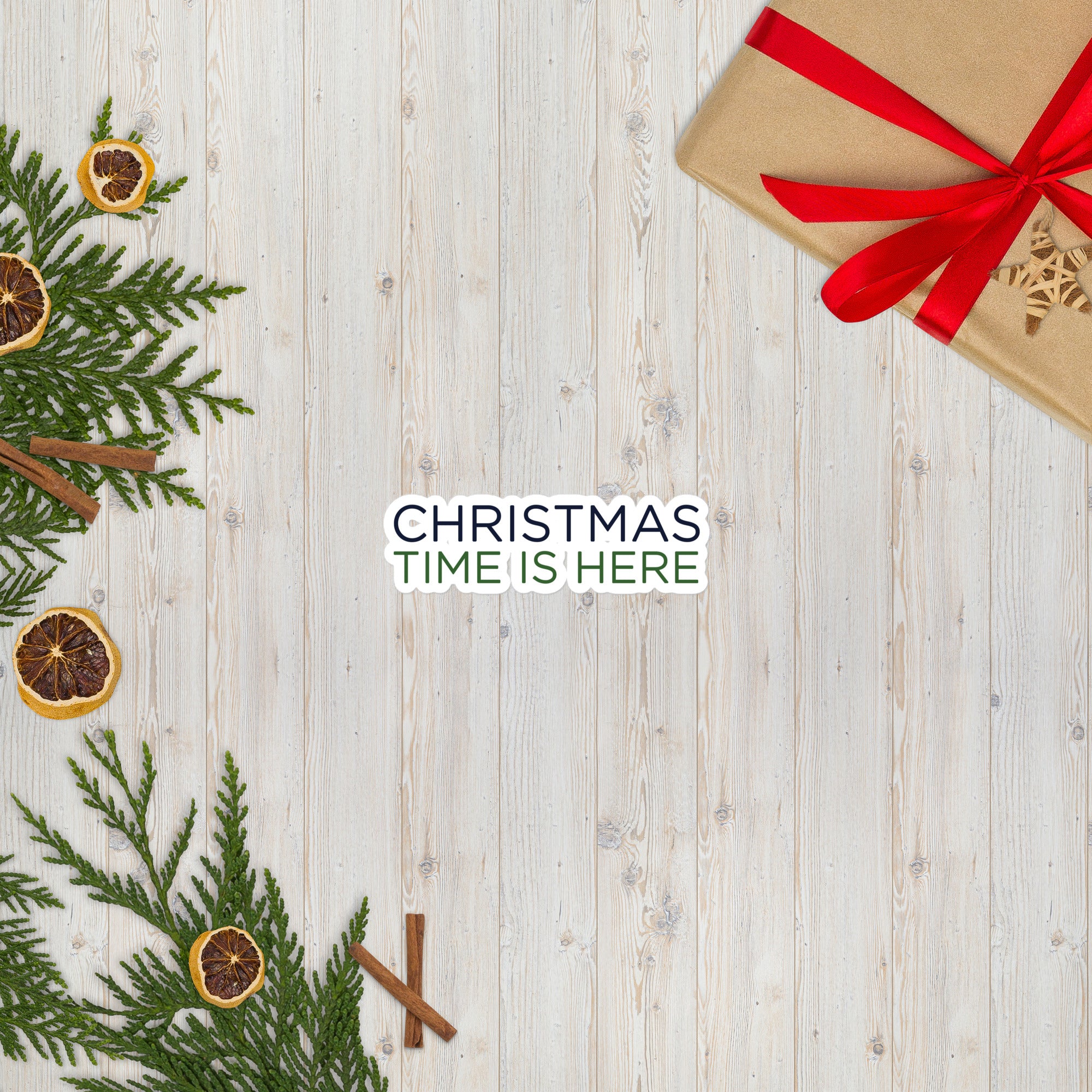 Christmas Time is Here Stickers